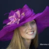 Winning Santa Anita Flowered Hat For The Derby In Purple 1 Winning Santa Anita Flowered Hat For The Derby In Purple -Fashion hats 006 44772.1549666223.1280.1280