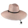 Big Brim Woven Palm Fedora With Chin Cord -Fashion hats 6661 78105.1667684891.1280.1280
