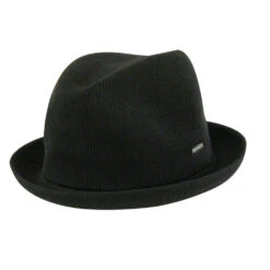 Kangol Tropic Player -Fashion hats Black Kangol Tropic Player 59738.1667684990.1280.1280