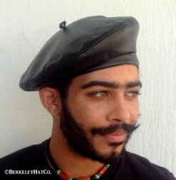 Leather Beret