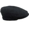 Charcoal Donegal Tweed Cabbie Cap