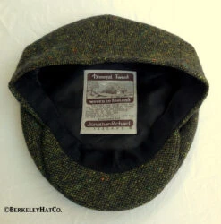 Irish Green Donegal Tweed Ivy Cap -Fashion hats D33094 green tweed ivy cap 3 76381.1668029586.1280.1280