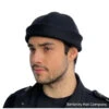 Davo Melton Wool Beanie Cap -Fashion hats Davo Black Main Photo 26628.1667685638.1280.1280
