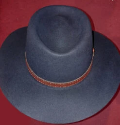 Gambler In Fur Felt By Flechét, The Longhorn -Fashion hats Flechet Longhorn Crown 95354.1667684913.1280.1280