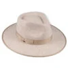 Bound Edge Flat Brim Fedora