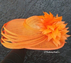 Saturnalia Derby Hat -Fashion hats Saturnalia in Orange 54699.1667689454.1280.1280