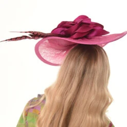 Serina Fascinator By Christine Moore - Berkeley Hat Company -Fashion hats Serena back camhats SP22. 04004.1649630295.1280.1280