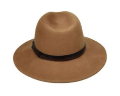 Stedman Wool Felt Velour Fedora In Camel -Fashion hats Stedman camel 3 09716.1670982143.1280.1280