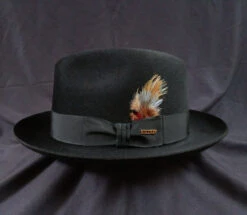 Fashion hats 9 Fashion hats -Fashion hats Stetson Firenze Black side view 32953.1667684942.1280.1280