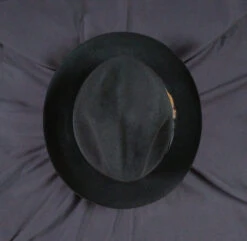 Firenze Fedora By Stetson In Black -Fashion hats Stetson Firenze Black top view 12190.1667684942.1280.1280