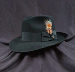 Stetson Temple Fedora Hat -Fashion hats Stetson Temple Black 08258.1668209634.1280.1280