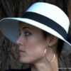 Asymmetrical Sun Bonnet -Fashion hats asymmetrical sun bonnet white 26055.1685046219.1280.1280