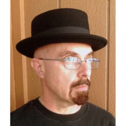 Men's Pork Pie Hat In Wool Felt -Fashion hats black wool felt pork pie hat 8 77459.1499709915.1280.1280 42976.1667687376.1280.1280