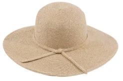 Crushable Wide Brim Straw Summer Hat