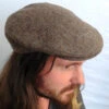 Irish Ivy Cap In Grey/Brown Herringbone Donegal Tweed -Fashion hats donegal tweed irish ivy cap in grey brown D32943 ir79 74238.1667685198.1280.1280