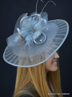 Happy-Go-Lucky Derby Fascinator 21 Happy-Go-Lucky Derby Fascinator -Fashion hats happy go lucky fascinator grey 43547.1670545023.1280.1280