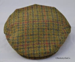 Harris Tweed Ivy Flat Cap, Olive Houndstooth -Fashion hats harris tweed ivy cap olive houndstooth 85370.1667687307.1280.1280