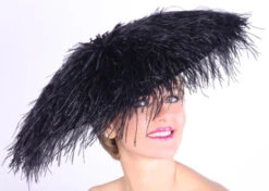 Fantastic Feather Fascinator -Fashion hats lea 52325 Black 75606.1667689458.1280.1280