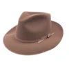 Stetson Stratoliner Fedora, Bound Regular In Brown -Fashion hats statoliner bound walnut 30230.1667685211.1280.1280