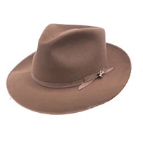 Stetson Stratoliner Fedora, Bound Regular In Brown