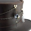 Steampunk Leather Top Hat, "Trinket" -Fashion hats steampunk leather top hat trinkets 12 64434.1653181099.1280.1280