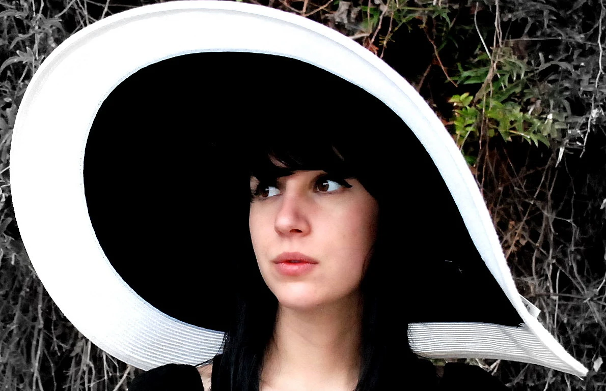 Women'sBig Wide Brim Derby Spectator Hat