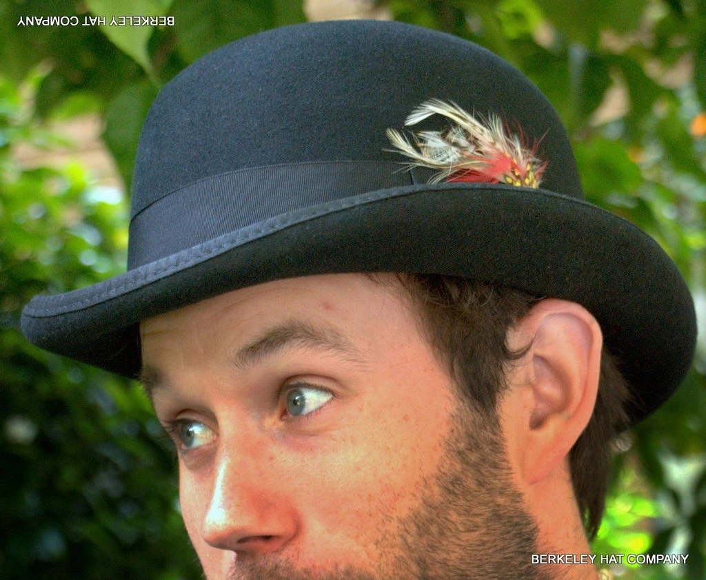 Derby Hat, Wool Felt 3 Derby Hat, Wool Felt